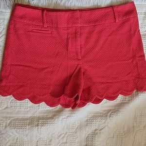 Loft red shorts